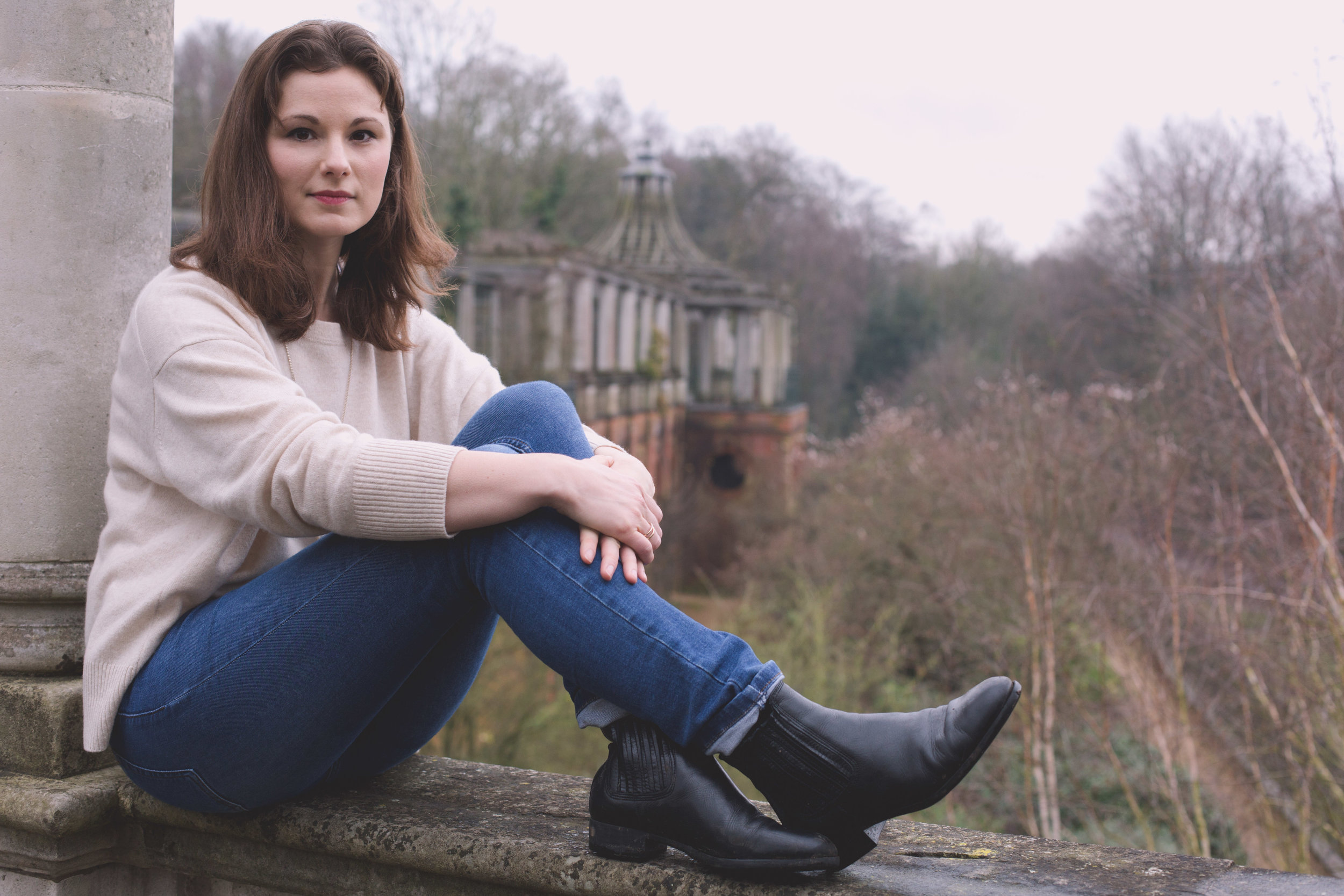 Portrait shoot in Pergola Hill Garden